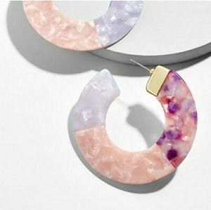 BOGO Free!💥 Boho Tortoise Shell & Acrylic Hoops